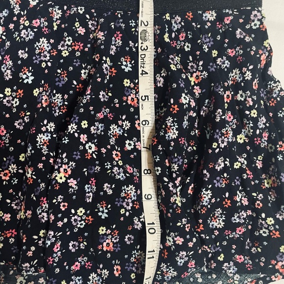 Justice Girls Skort | Color: Black Floral | Size: 14 - Picture 4 of 6